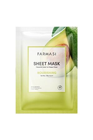 farmasi avakadolu kağıt maske