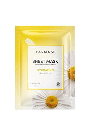 farmasi papatyalı kağıt maske