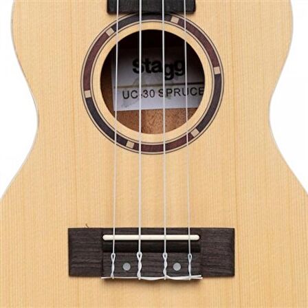 STAGG UC-30 SPRUCE(CONCERT UKULELE SPRUCE+BAG)