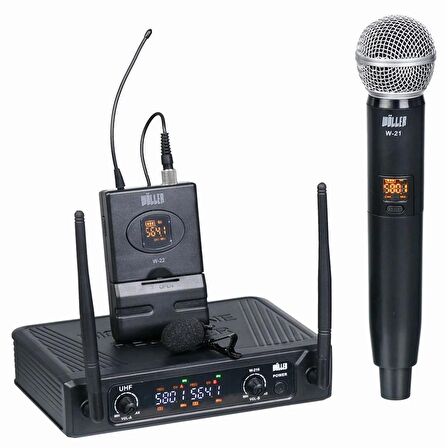 WÖLLER W-920 BİR EL BİR YAKA TELSİZ MİKROFON SETİ