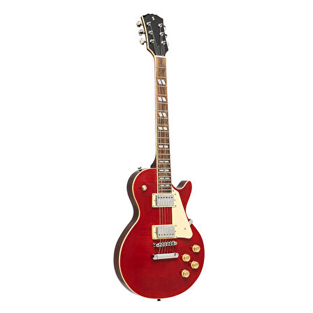STAGG LES PAUL ELEKTRO GİTAR SEL-DLX W RED