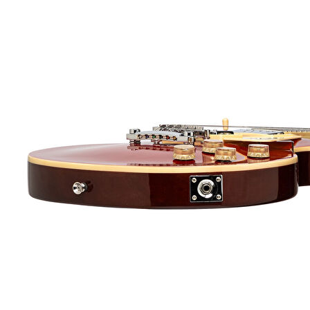STAGG LES PAUL ELEKTRO GİTAR SEL-DLX W RED