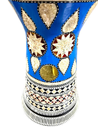 GAWHARET EL-FAN SEDEF İŞLEMELİ DÖKÜM DARBUKA JZ11