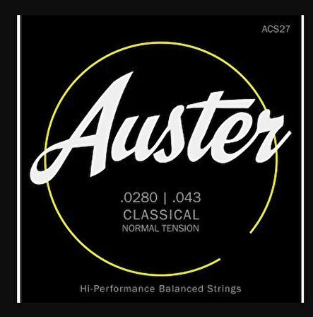 AUSTER ACS 27 KALSİK GİTAR TAKIM TEL