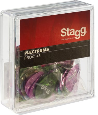 STAGG PBOX1-46 0.46 MM GİTAR PENASI (100'LÜ KUTU)