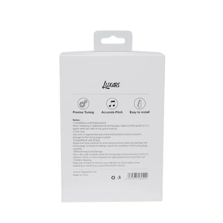 LUXARS LTA-16A-CR ELEKTRO GİTAR KROM BURGU TAKIMI (6'LI)