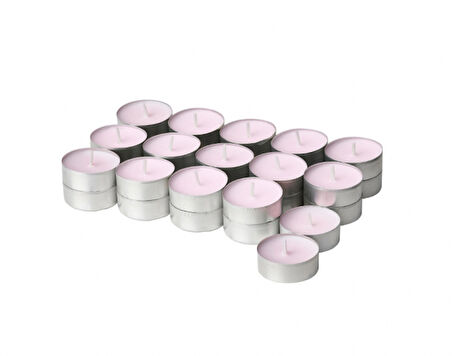 Pembe Tealight Mum 50 Adet