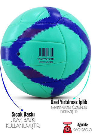 Voleybol Topu No:5 Yumuşak Doku VT500 Trick Semi-Pro İç-Dış Mekan Soft Touch 270 g