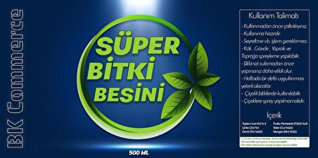 Süper Genel Sıvı Bitki Besini - En İyi Orkide Besini Vitamini