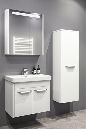 MAUNA 60 CM BANYO DOLABI BEYAZ  - BOY DOLAP HARİÇ 