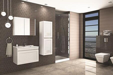 BLENDA 75 CM BANYO DOLABI - BOY DOLAP DAHİL 