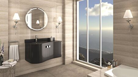 VERSO 100 CM  BANYO DOLABI  ANRASİT
