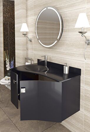VERSO 100 CM  BANYO DOLABI  ANRASİT