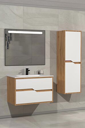 HAVANA 80 CM BANYO DOLABI  - BOY DOLAP DAHİL