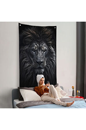 Yaralı Aslan Duvar Örtüsü-7912