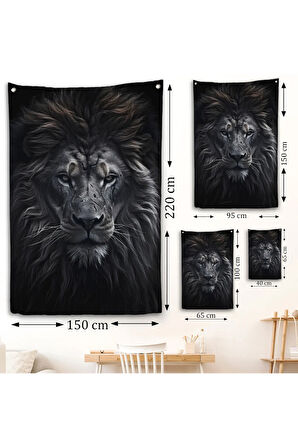 Yaralı Aslan Duvar Örtüsü-7912