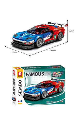 Sembo Block Ford GT Le Mans Yapı Bloğu Seti 305 Parça