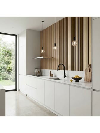 Brano Home 60X280 Duvar Paneli Lambiri Desen ,salon,duvar,tv Ünitesi-Meşe,Siyah