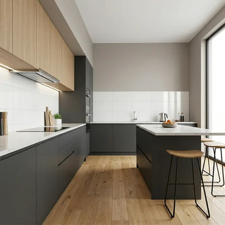 30X60 cm Kendinden Yapışkanlı Duvar,banyo,tezgah Arası Kaplama Kırık Beyaz 6 Adet