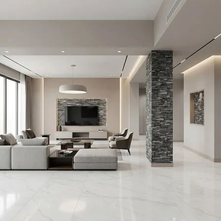 Brano Home 70X77 cm Kendinden Yapışkanlı Kabartmalı, Gri Kiremit Desenli duvar kaplama 6 Adet