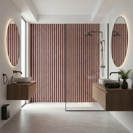 Brano Home 60X280 Duvar Paneli Lambiri Desen ,salon,duvar,tv Ünitesi-Vişne çürüğü ,Siyah
