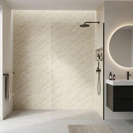Brano Home 120 Cm x 280 Cm Duvar Paneli,salon,duvar,tv Ünitesi-Bej Mermer Desen