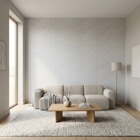 Brano Home 120 Cm x 280 Cm Duvar Paneli,salon,duvar,tv Ünitesi-Açık Gri Mermer Desen