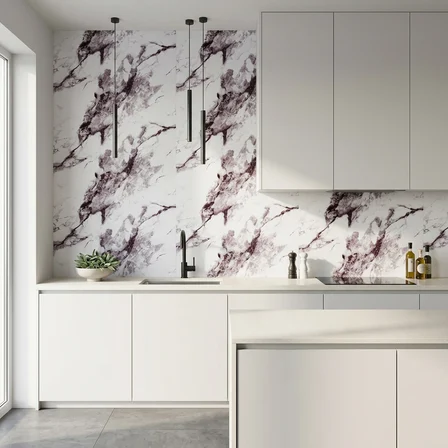 Brano Home 120 Cm x 280 Cm Duvar Paneli,salon,duvar,tv Ünitesi-Açık Kahverengi Mermer Desen