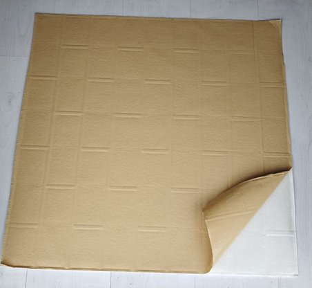 Brano Home Kendinden Yapışkanlı Duvar Kağıdı Beyaz Taş Desen 70x280 Cm Silinebilir Kabartmalı Esnek