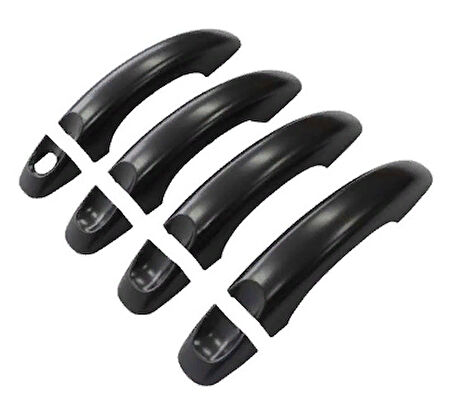 Volkswagen Amarok 2010-2020 Kapı Kolu Kaplama - Siyah