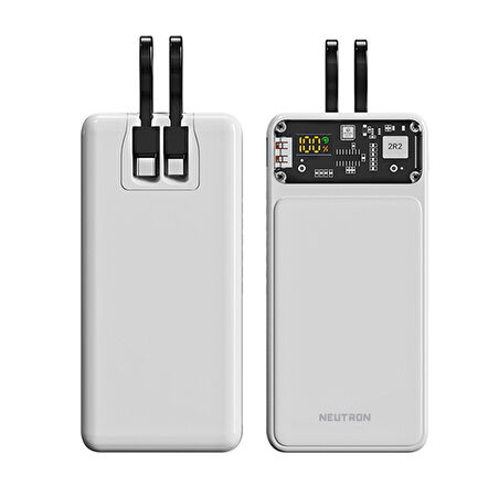 Neutron Type-C iPhone Hızlı Şarj Teknolojili Akım Korumalı 20.000 mAh Powerbank