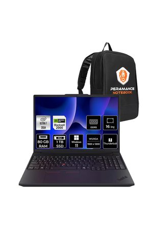 ThinkPad P16v G3 Ultra 7 265H 80GB 1TB SSD RTX PRO 2000/8GB 16" FHD+ W11P İş İstasyonu