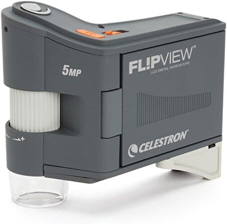 Celestron 44314 FlipView El Tipi LCD Mikroskop (Gri)