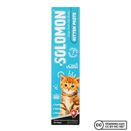 Solomon Kedi Macunu Kitten Paste 100 Gr - AROMASIZ