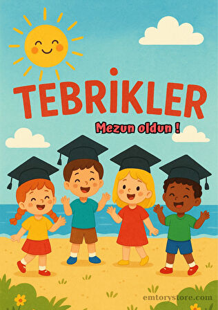 Gelişim Raporu | Yaz Temalı Mezuniyet Konsept Gelişim Raporu Karne Kılıfı - Kalın Kuşe - 5 Adet
