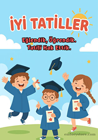 Gelişim Raporu | Yıldızlar ve Mezuniyet Konsept Gelişim Raporu - Karne Kılıfı - Kalın Kuşe - 5 Adet