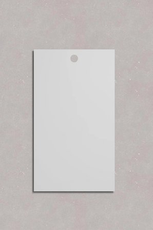1000 Adet Karton Fiyat Marka Etiketi 5x9 cm 4 mm Orta Ip Gecme Yeri - Paketleme Kartı
