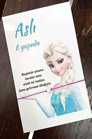 30 Adet ELSA Şans Bilekliği - Doğum Günü Hediyesi - Bebek Hediyesi - Mevlid Hediyesi - Kişiye Özel