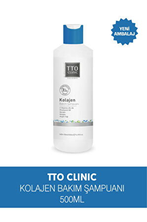 TTO Clınıc Kolajen Bakım Ve Hacim Şampuanı 400 ml (ÇAY AĞACI YAĞI / TEA TREE OIL)