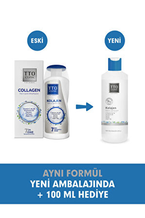 TTO Clınıc Kolajen Bakım Ve Hacim Şampuanı 400 ml (ÇAY AĞACI YAĞI / TEA TREE OIL)