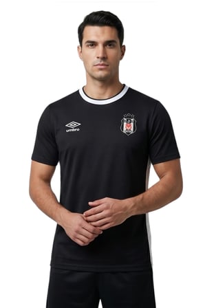 BEŞİKTAŞ ORJİNAL LİSANSLI UMBRO SİYAH FORMASI LAZER KUTU HEDİYELİ