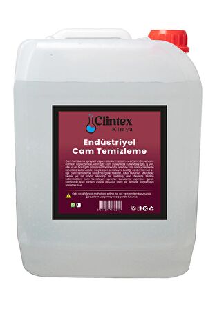 Clintex Kimya Endüstriyel Cam Temizleyici 5 Lt
