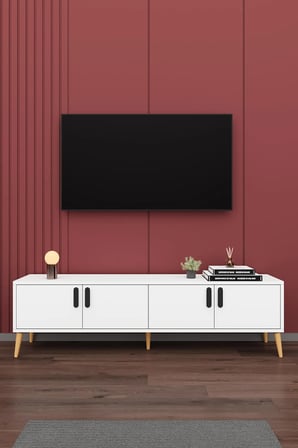 Tv Ünitesi Beyaz T-01