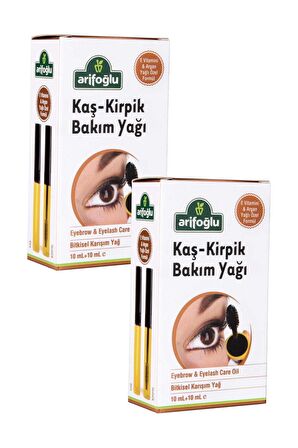 Arifoğlu  Kaş Kirpik Bakım Yağı 10 Ml 2 Kutu