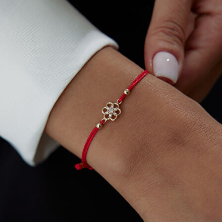 Stone Flower İp Bileklik