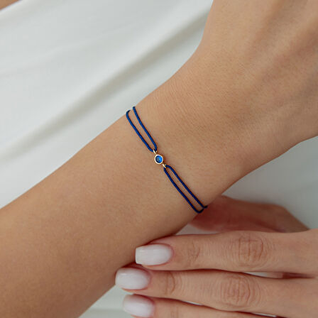 Başak Burcu Sapphire İpli Bileklik