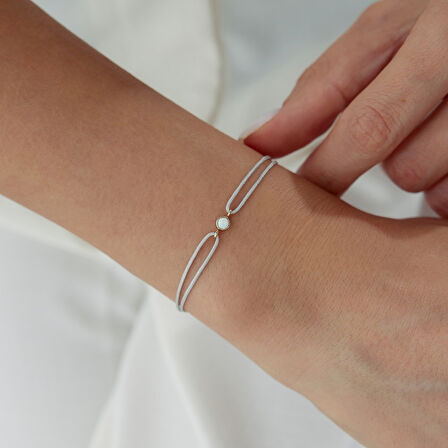 İkizler Burcu Moonstone İpli Bileklik