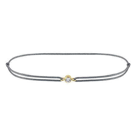 Koç Burcu White Topaz İpli Bileklik