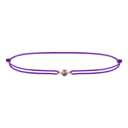 Kova Burcu Amethyst İpli Bileklik