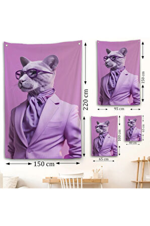 Pembe Büyük Kadın Duvar Örtüsü-7923